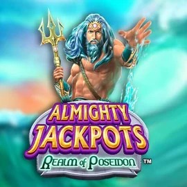 Official Jackpots logo: Almighty Jackpots – Realm of Poseidon by Novomatic at LalaBet Casino