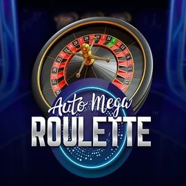 Auto Mega Roulette online game logo by Pragmatic Play on lalabetss.nl