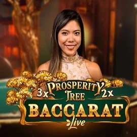 Prosperity Tree Baccarat slot logo by Evolution at LalaBet Casino