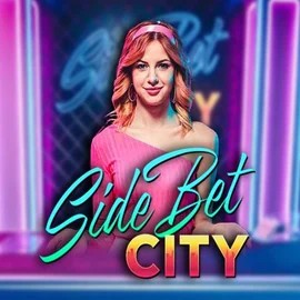 Official Live Casino logo: Side Bet City by Evolution at LalaBet Casino