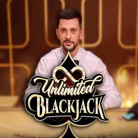 Unlimited Blackjack logo by Ezugi at LalaBet Casino